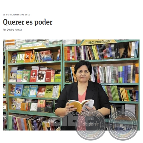 QUERER ES PODER - Por DELFINA ACOSTA - Domingo, 05 de Noviembre de 2010